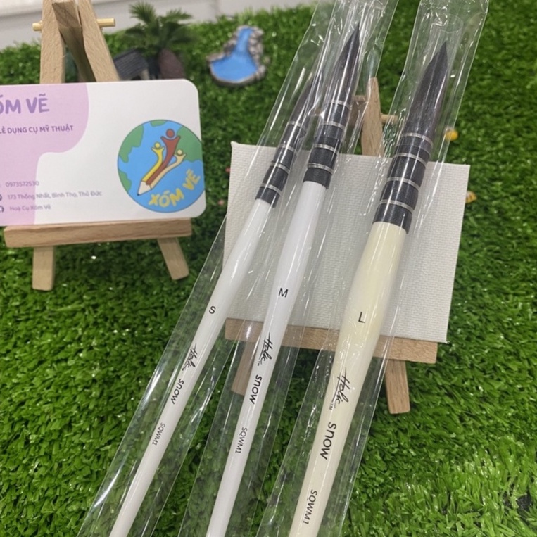 [XÓM VẼ] Cọ mop Holic Snow - Nabii lông sóc