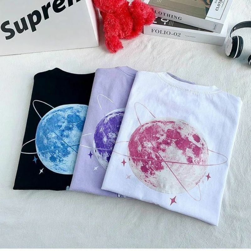 Áo thun tay lỡ nam nữ, áo phông unisex form rộng chất cotton mát mịn thấm hút mồ hôi hình sấm sét | BigBuy360 - bigbuy360.vn