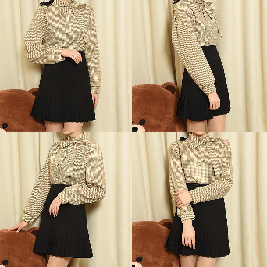 VÁY ULZZANG XẾP LI ĐUÔI VÁY | BigBuy360 - bigbuy360.vn