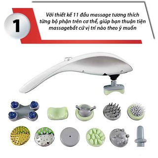 Máy mát xa cầm tay 11 đầu ( hàng nhật khẩu đức)