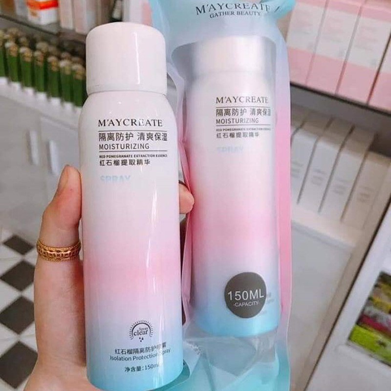 Xịt chống nắng MayCreate nâng tone,chống nước 150ML tiện dụng | BigBuy360 - bigbuy360.vn