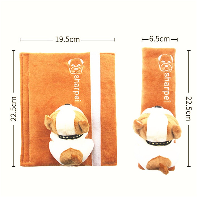 1 Phụ Kiện Bọc Dây Đai An Toàn Họa Tiết Hoạt Hình Dễ Thương Bắt Mắt Sành Điệu