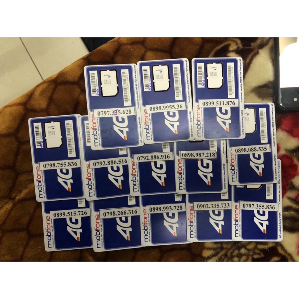 SIM 4G KHÔNG GIỚI HẠN DUNG LƯỢNG 12 THÁNG V500 LOCAL MOBIFONE WIN89 WIN60P V120Z V120N V150Z SIM DATA  1 NĂM TRỌN GÓI