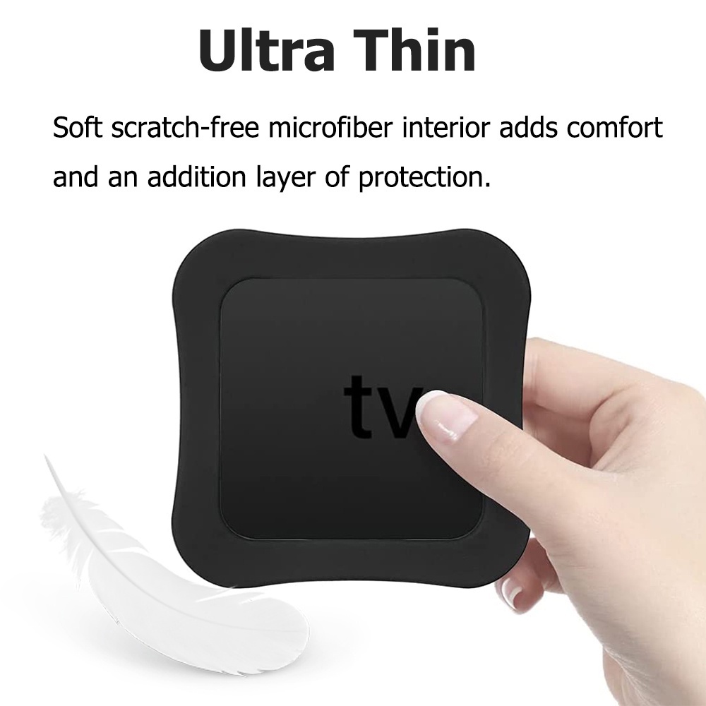 Miimall cho apple TV Vỏ Bảo Vệ Silicone Cho Điều Khiển Từ Xa cho apple TV 1+1 2021 cho apple TV 4K & Ốp