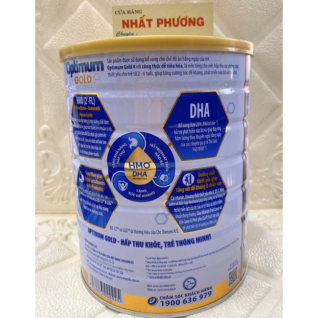 SỮA BỘT VINAMILK OPTIMUM GOLD 4 MẪU MỚI 1,45kg