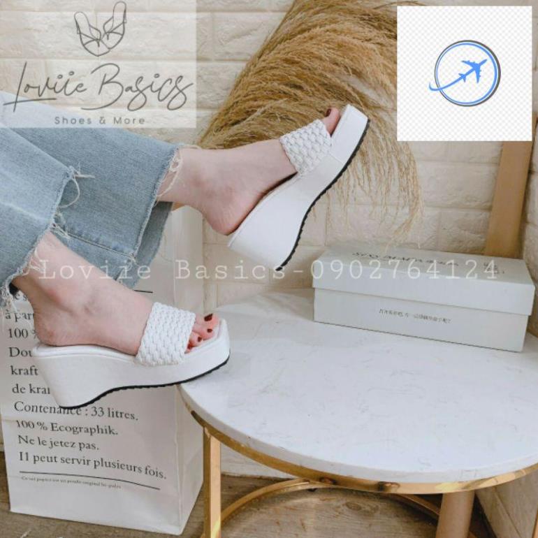 💗👆 DÉP ĐẾ XUỒNG NỮ LOVIIE BASICS - GUỐC NỮ CAO GÓT ĐẾ BẰNG - DÉP THỜI TRANG ULZANG - D200801 D200818 💗👆
