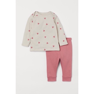 Set bộ cotton bé gái size 12/18