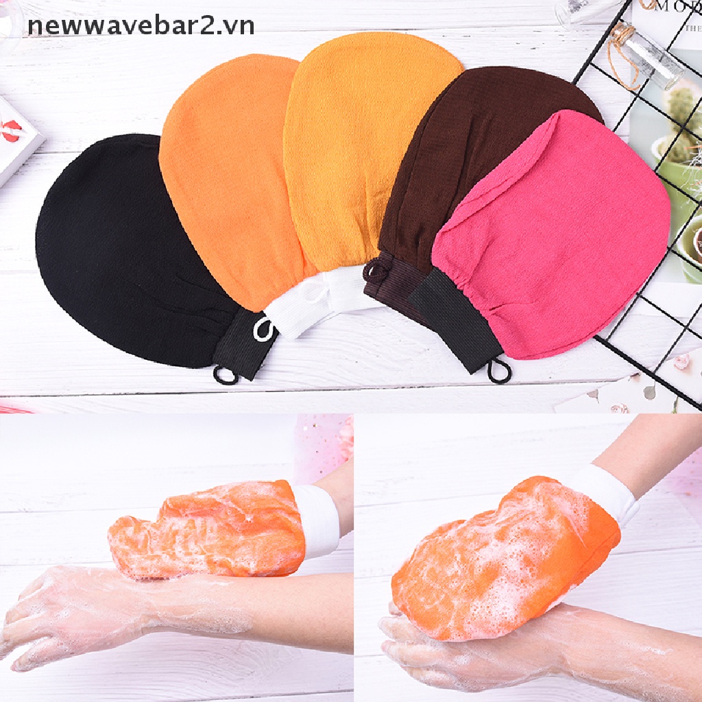 (Hàng Mới Về) 1 Găng Tay Tắm Tẩy Tế Bào Chết Đặc Biệt Cho Da Mặt Và Mặt