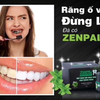 Bột trắng răng than hoạt tính Zenpali