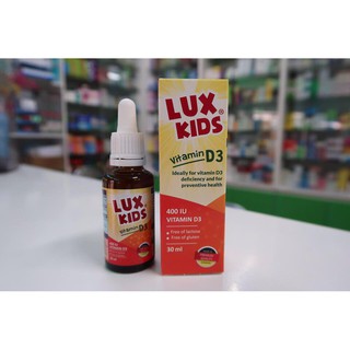 LUX KIDS - Vitamin D3 Nhỏ giọt, hàng đức chính hãng lọ 30ml