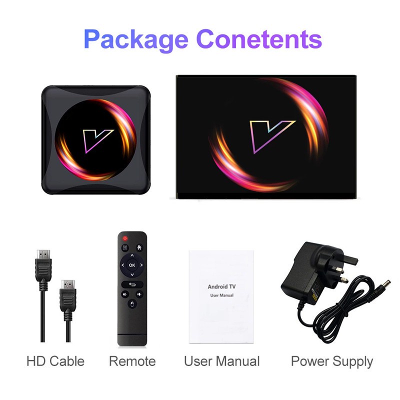 Hộp Tv Xl Z5 Hỗ Trợ Android Tv 1080p 4k Youtube / Google / Netfix