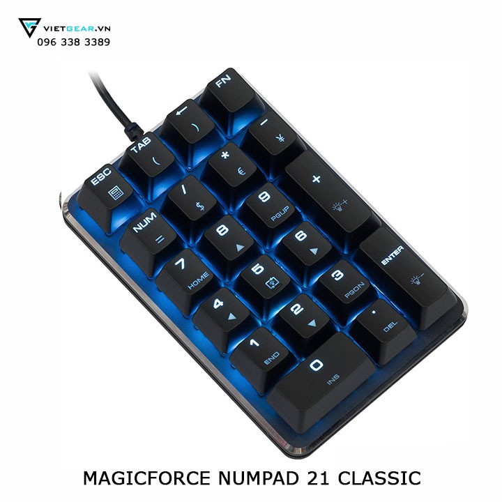Bàn phím cơ Magicforce Numpad 21, gateron switch, có led | BigBuy360 - bigbuy360.vn