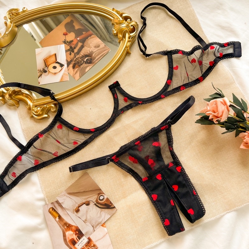 Bộ đồ lót ren có gọng không mút ren họa tiết YESDADDY R001 | BigBuy360 - bigbuy360.vn