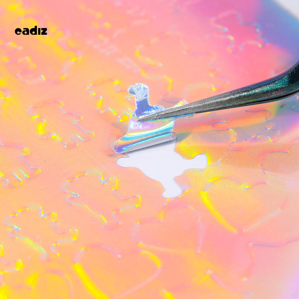 [Hàng mới về] Miếng dán móng tay nhẹ nhiều màu sắc 3D không phai cho nữ