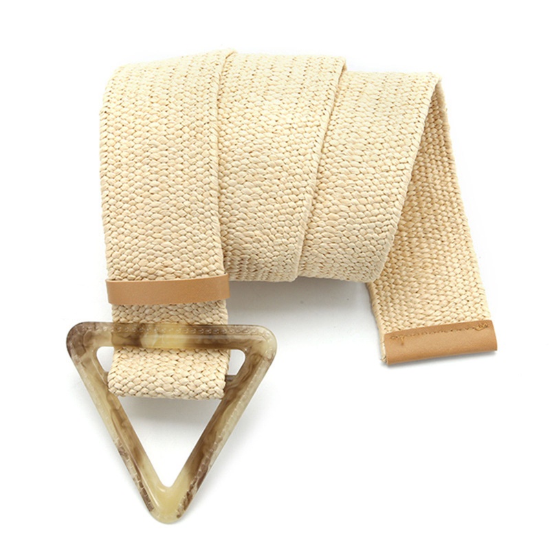 Thắt Lưng Đan Rơm Thời Trang Cho Nữ