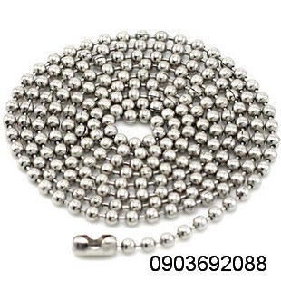 Dây chuyền bi inox cá tính
