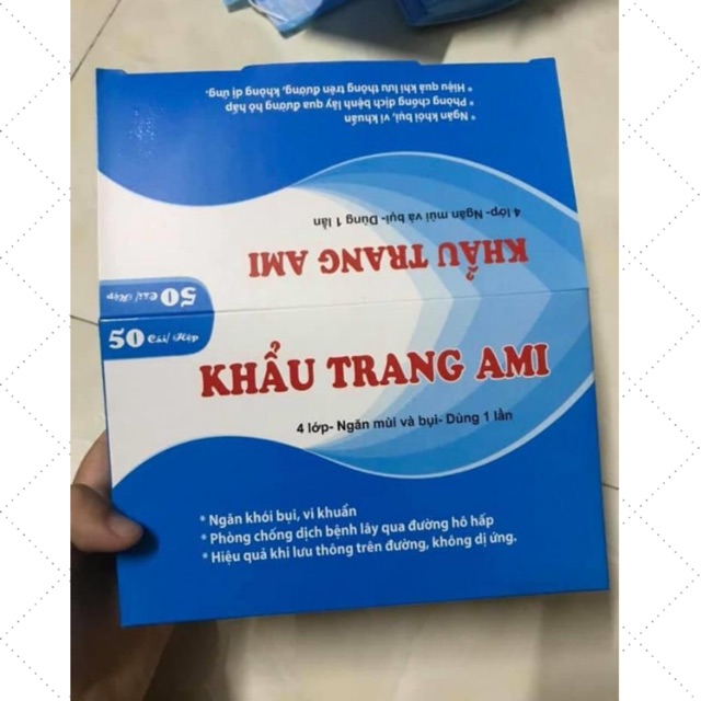 Khẩu trang y tế kháng khuẩn 4 lớp MS68