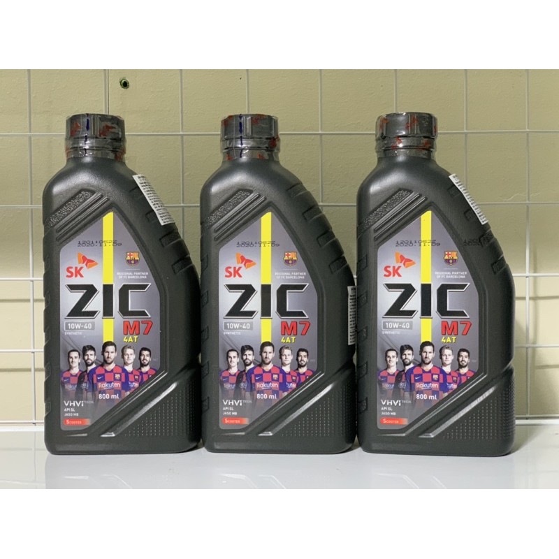 Nhớt tổng hợp cho Xe Tay ga SKzic M7 4AT, 0.8L, 100% NHẬP KHẨU