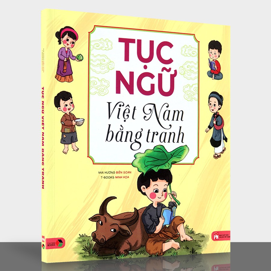 Sách - Thành Ngữ Việt Nam Bằng Tranh + Tục Ngữ Việt Nam Bằng Tranh + Truyện Tranh Tiếu Lâm Dân Gian (3 cuốn lẻ tùy chọn)