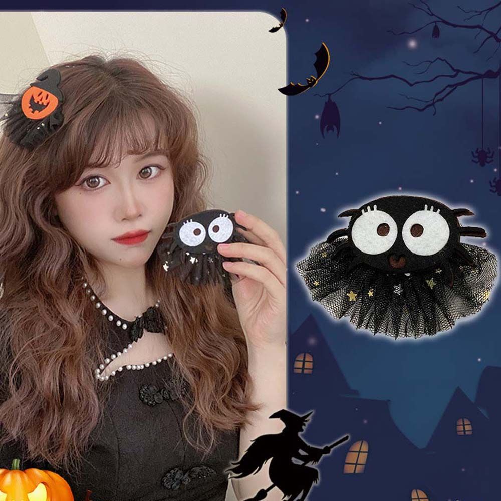 Kẹp Tóc Hình Bí Ngô Halloween Dễ Thương Cho Nữ