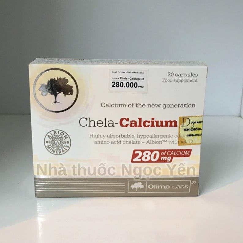 [CHÍNH HÃNG]Canxi hữu cơ Chela - Calcium D3 cho mẹ bầu và sau sinh | Thế Giới Skin Care
