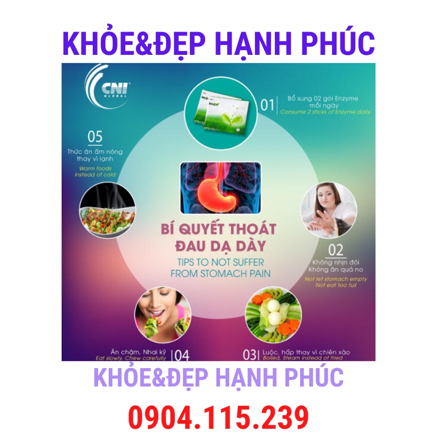 Thực phẩm bổ sung Weel3 life enzyme CNI – 15 gói/hộp - 4gr