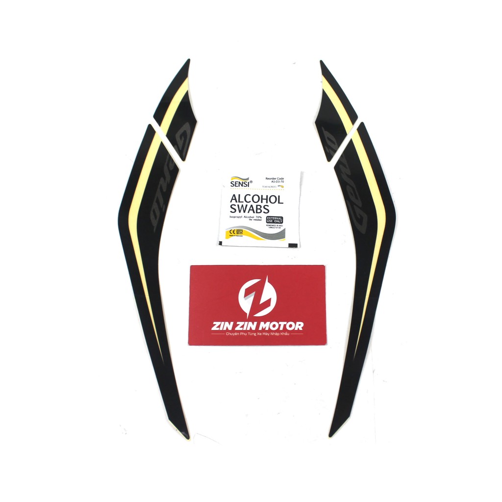 Phụ Kiện Dán Xi Nhan Đen - Genio - ZIN ZIN MOTOR