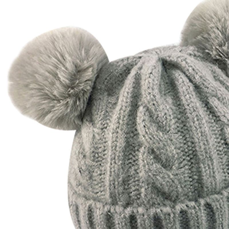 Nón Đan Len Dày Dặn Màu Sắc Ngọt Ngào Thời Trang Mùa Đông Cho Bé