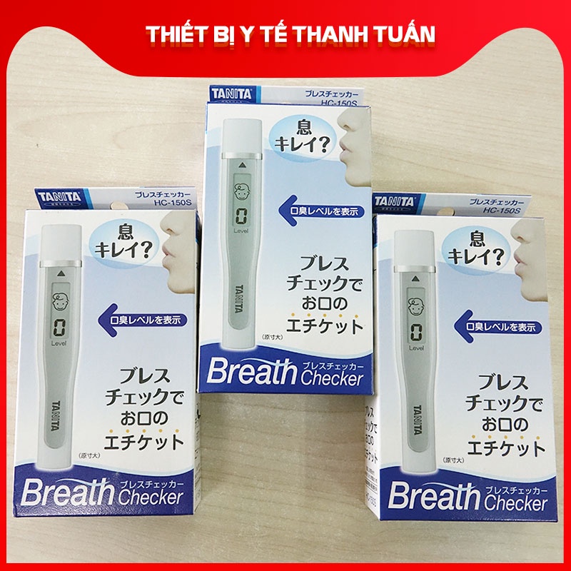 Dụng cụ đo hơi thở cá nhân Breath Checker - Tự kiểm tra mùi Hôi Miệng tại nhà