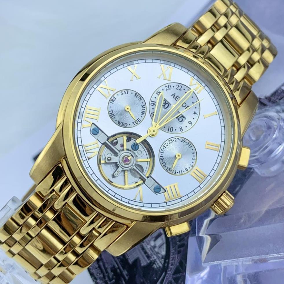 Đồng hồ nam AESOP đồng hồ cơ Lộ cơ size 40mm