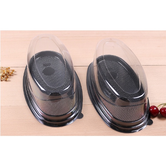 10  Hộp Nhựa Oval Đế Vàng F70