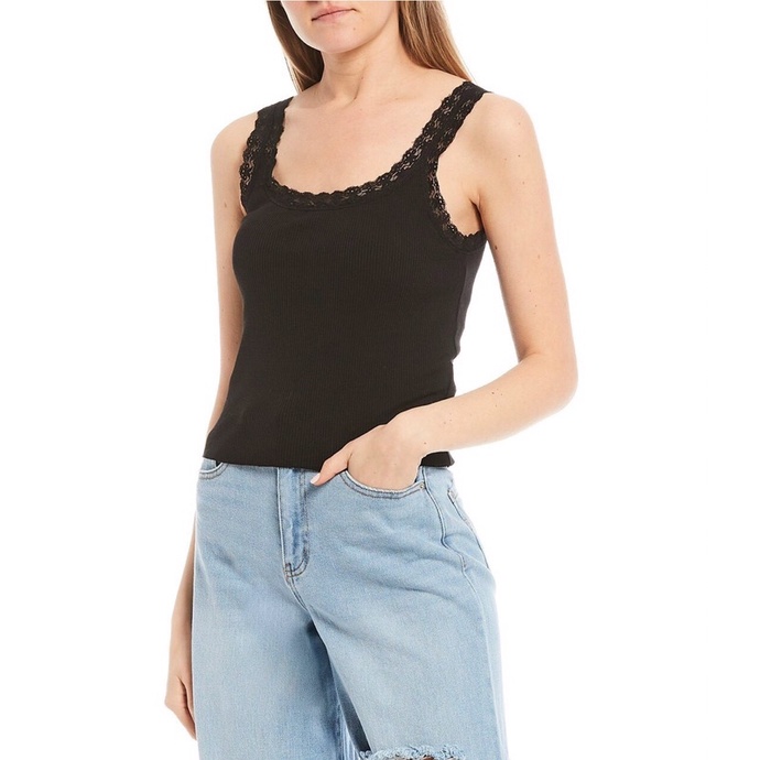 áo ba lỗ  phối ren f21 VNXK