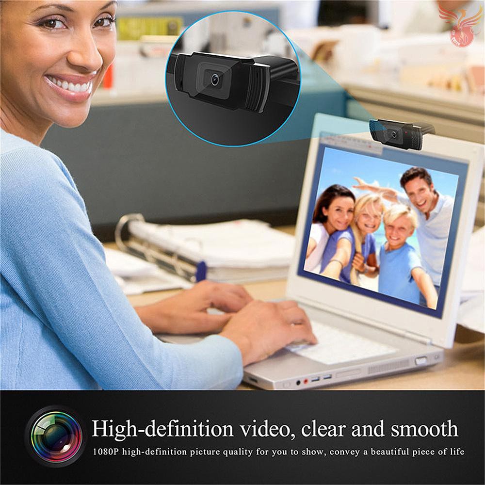 Webcam 1080p Hd Góc Rộng 30fps Kèm Bộ Phụ Kiện | BigBuy360 - bigbuy360.vn