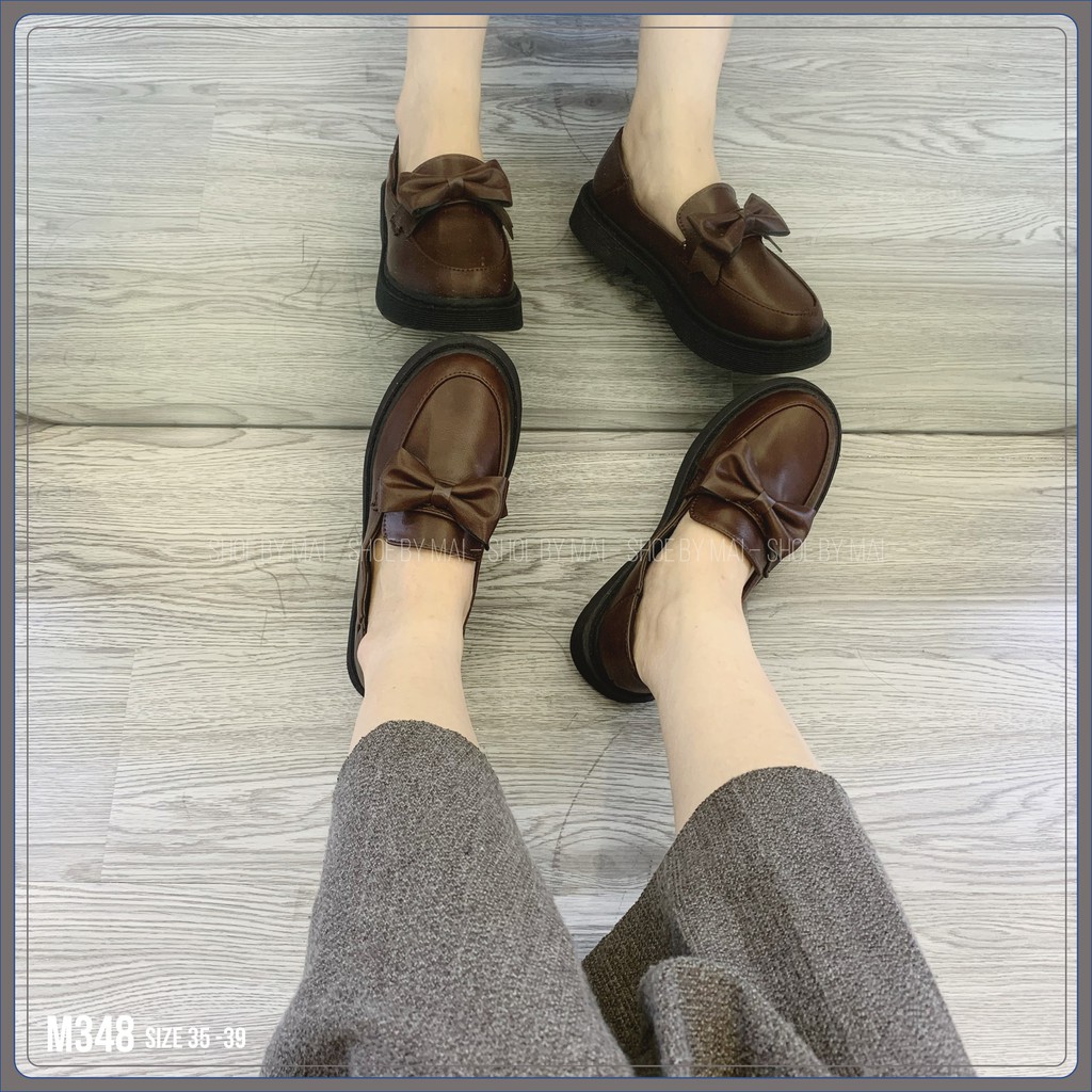 Giày lười nữ, giày nữ cá tính M348 SHOEBYMAI