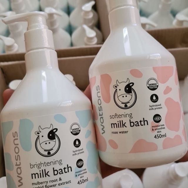 Sữa Tắm Con Bò Watsons Milk Bath Thái Lan Chính Hãng