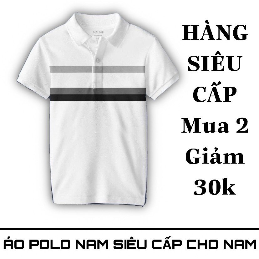 Áo Polo Nam Cổ Bẻ Phối Kẻ Ngang Trước Ngực Kiểu Dáng Suông Tay Bo Chất Cotton Cá Sấu Thoáng Mát Mềm Mịn ACTN3688 | BigBuy360 - bigbuy360.vn