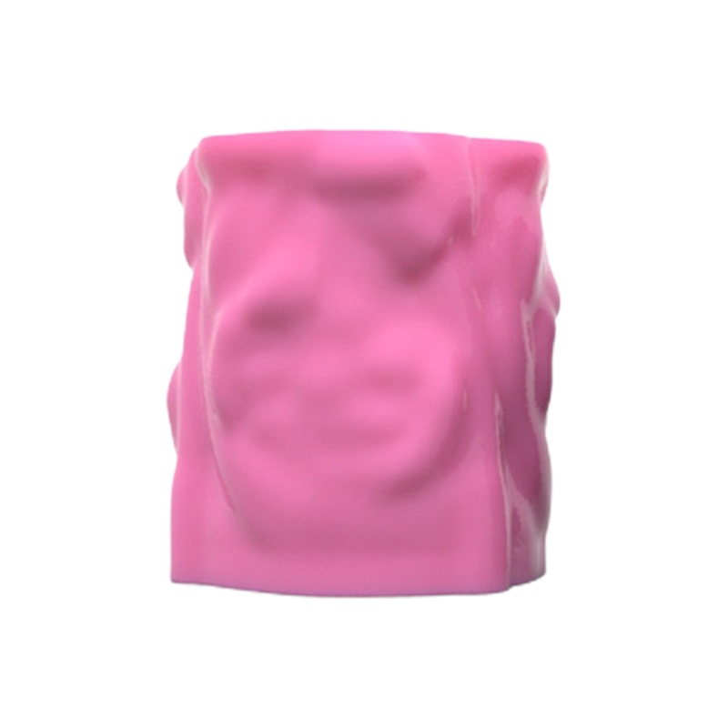 Khuôn Silicone Làm Chậu Hoa Thiết Kế Hình Đầu Lâu Độc Đáo