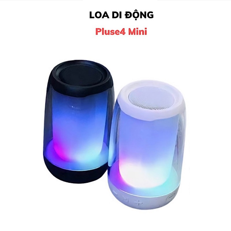 [Mã ELHACE giảm 4% đơn 300K] Loa Bluetooth Pulse 4 MINI Có Đèn Led RGB Theo Âm Nhạc, Âm Thanh Sống Động