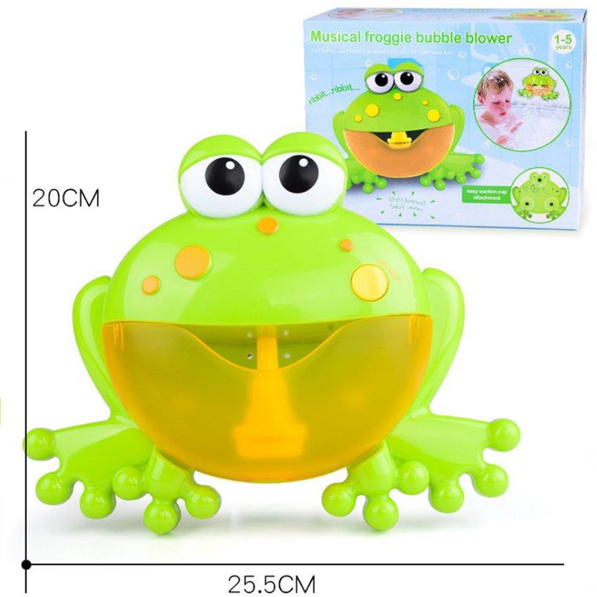 [HOT] Máy tạo bọt thổi bong bóng hình con ếch đáng yêu cho bé trên 3 tuổi hàng đẹp