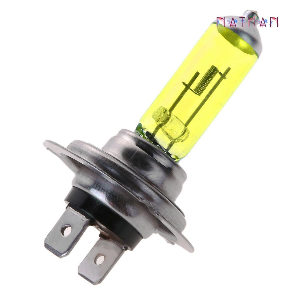 1 Bóng Đèn Halogen H7 12v 55w 4,000k-4,500k Ánh Sáng Vàng Cho Xe Hơi