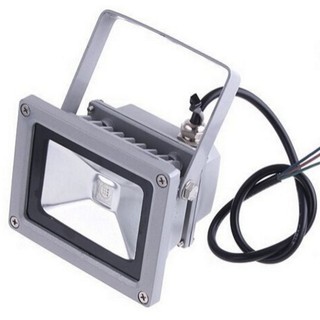 Đèn pha led 10W - 220V  IP65 ánh sáng vàng
