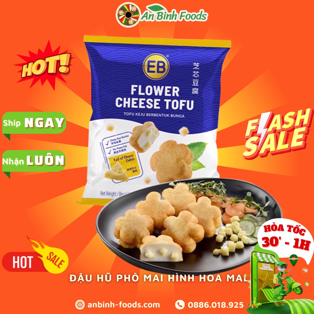 Đậu hũ phô mai Eb Malaysia - Đậu hũ phô mai hình bông hoa