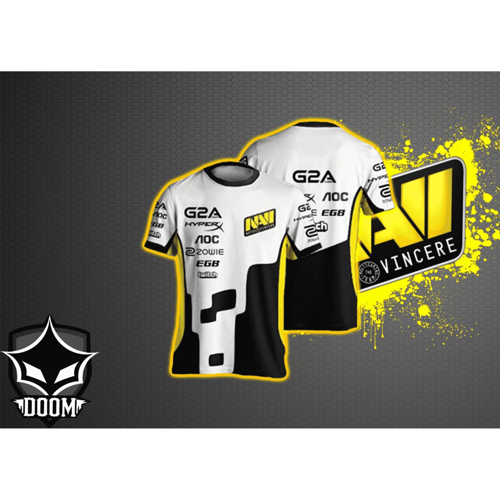 Áo thun Jersey Navi 17 Trắng Full