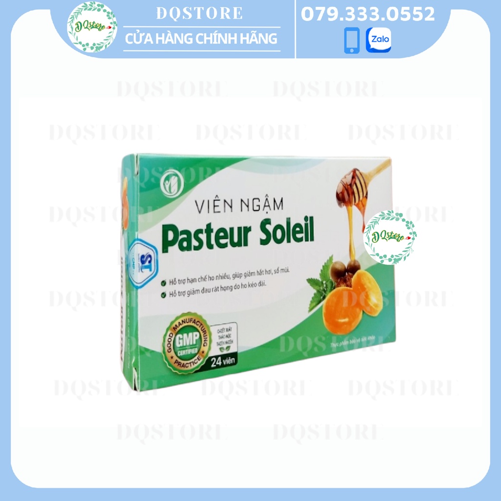 Viên ngậm Pasteur Soleil - hộp 24 viên