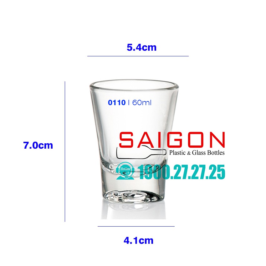 Ly Thủy Tinh Ocean Solo Shot 60ml | B00110 , Nhập Khẩu Thái Lan | BigBuy360 - bigbuy360.vn