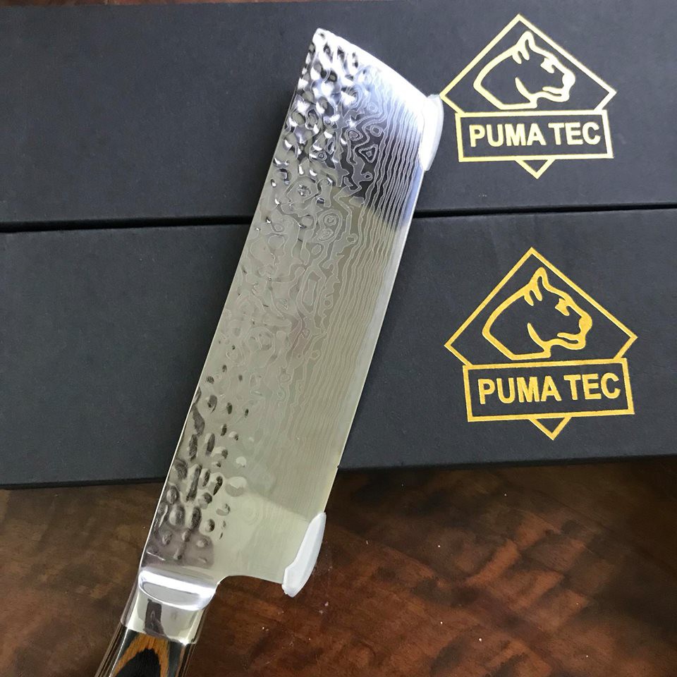DAO THÁI VÂN THÉP DAMACUS PUMA TEC ĐỨC ĐẦU VUÔNG
