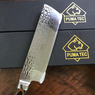 Dao thái vân thép damacus puma tec đức đầu vuông