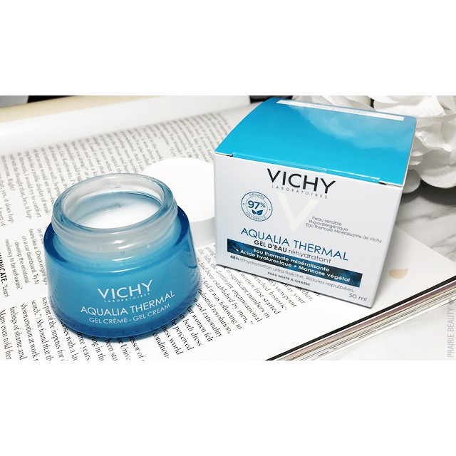 Vichy Gel Dưỡng Ẩm Cung Cấp Nước Cho Da Giúp Căng Mượt Aqualia Thermal Rehydrating Cream Gel 50ml