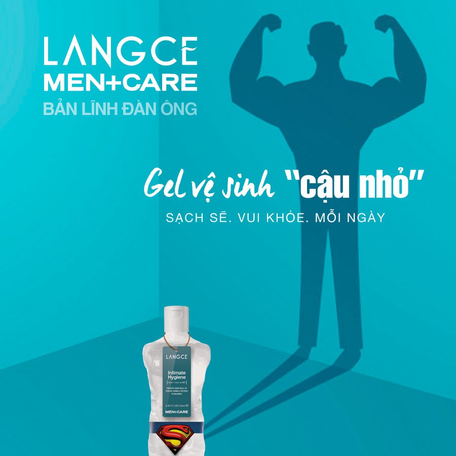 GEL VỆ SINH VÙNG KÍN 250ml LANGCE DÀNH CHO NAM