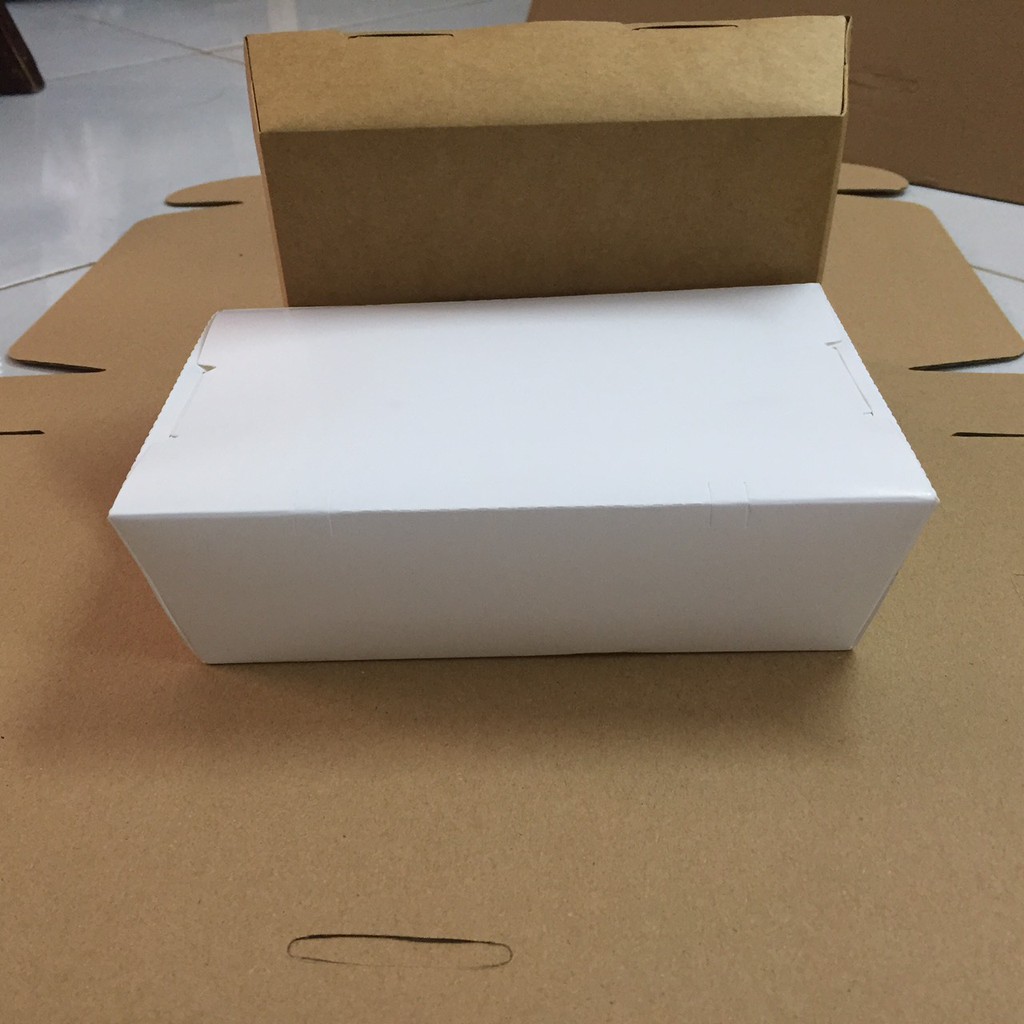 HỘP GIẤY KRAFT đựng thức ăn nhanh( Trắng, vàng nâu)-SIÊU TIỆN LỢI | BigBuy360 - bigbuy360.vn